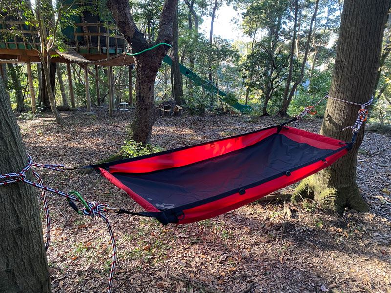 Bear Butt 軽量 ダブルキャンピング パラシュート ハンモック Lサイズ ポータブル 2人用 ハイキング バックパッキング 防風旅行傘、自動開閉軽量太陽と雨の傘、コンパクト、軽量、自動、強力で