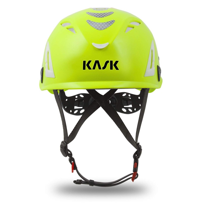 KASK �����ѡ��ץ饺�� Hi-VIZ �إ��å� �饤�� ANSI Z89.1 Class C��KASK Super Plasma Hi-Viz Helmets Lime 