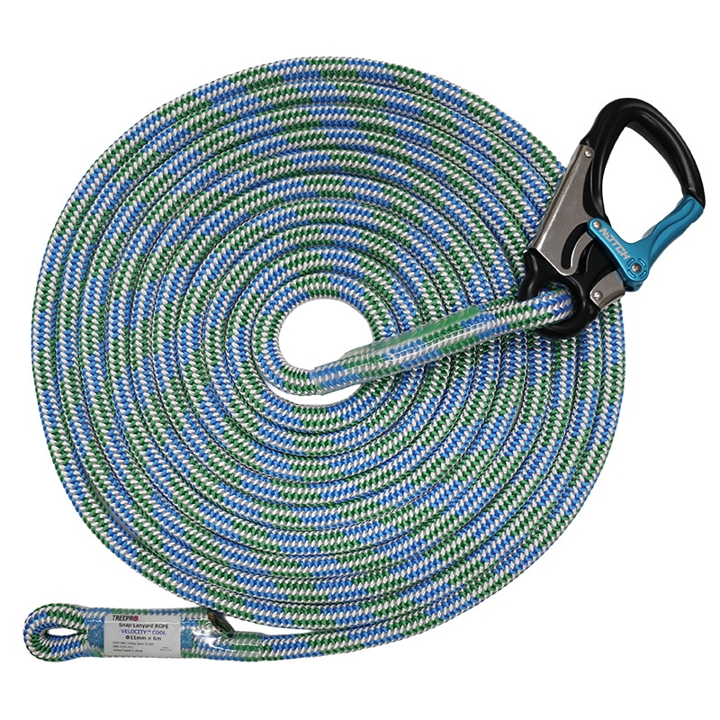 TREEPRO �ȥ�ץ륢������󥹥ʥåץեå����䡼�� Hyperstatic Blue 4.5�� Triple Action Snap Hook Lanyard 