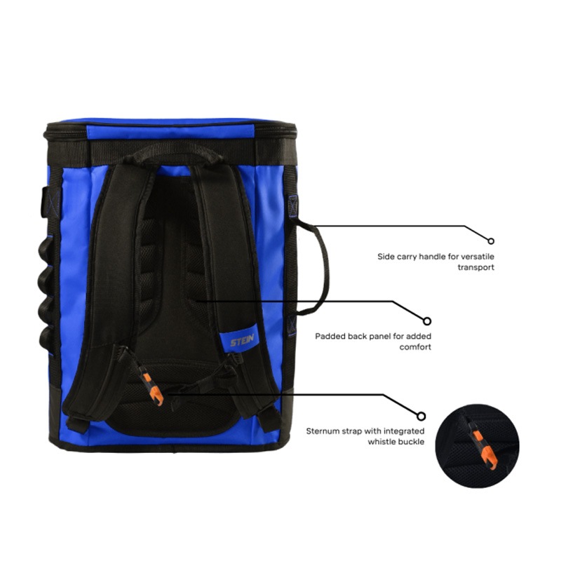 STEIN �ܥ����㡼���ȡ��졼���Хå� 50L �֥롼 �ܡ����15�Хå��դ� VOYAGER 50 Kit Storage Bag Blue Includes VAULT 15