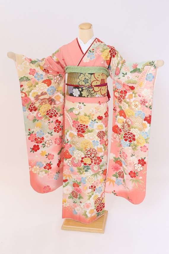 振袖 レンタル 成人式 フルセット ピンク