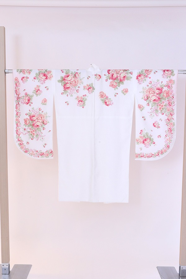 ２尺袖 単品レンタル 白