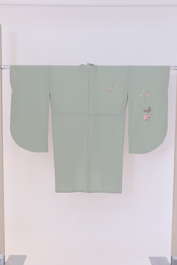 ２尺袖 単品レンタル モスグリーン