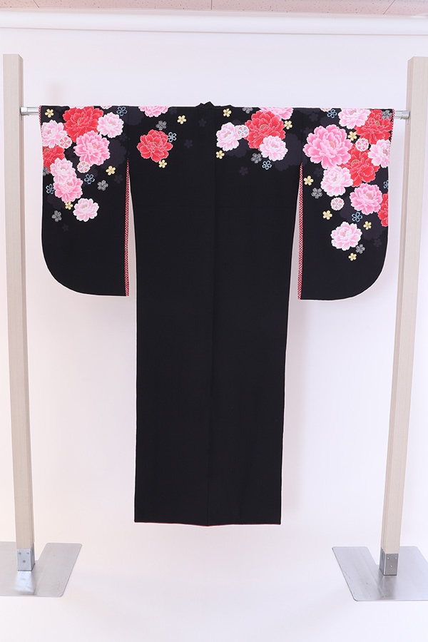 ２尺袖 単品レンタル 黒