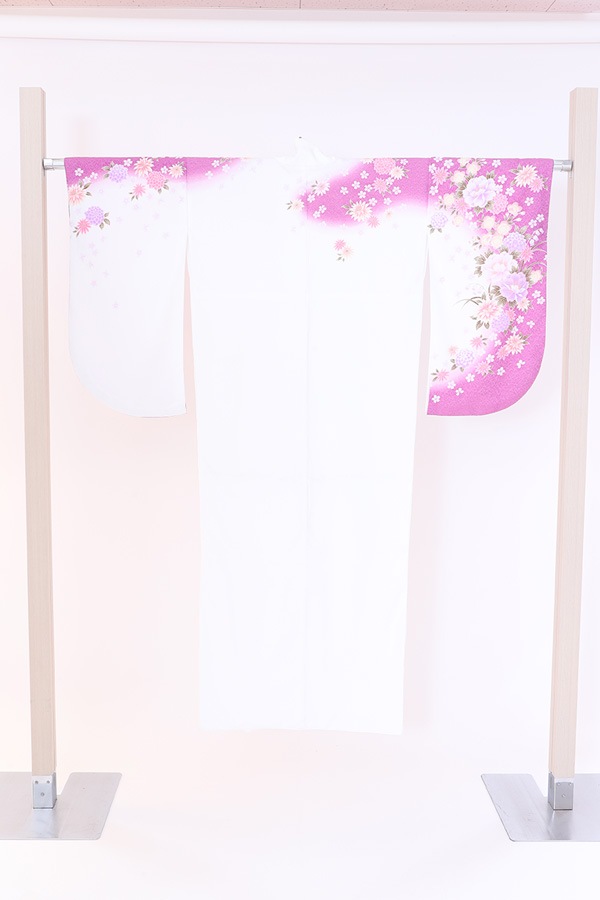２尺袖 単品レンタル 白