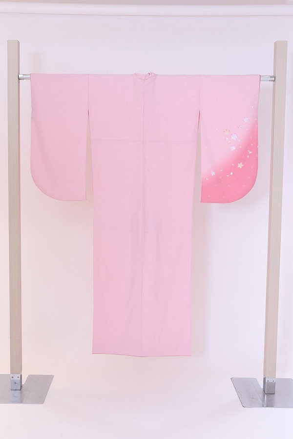 ２尺袖 単品レンタル ピンク