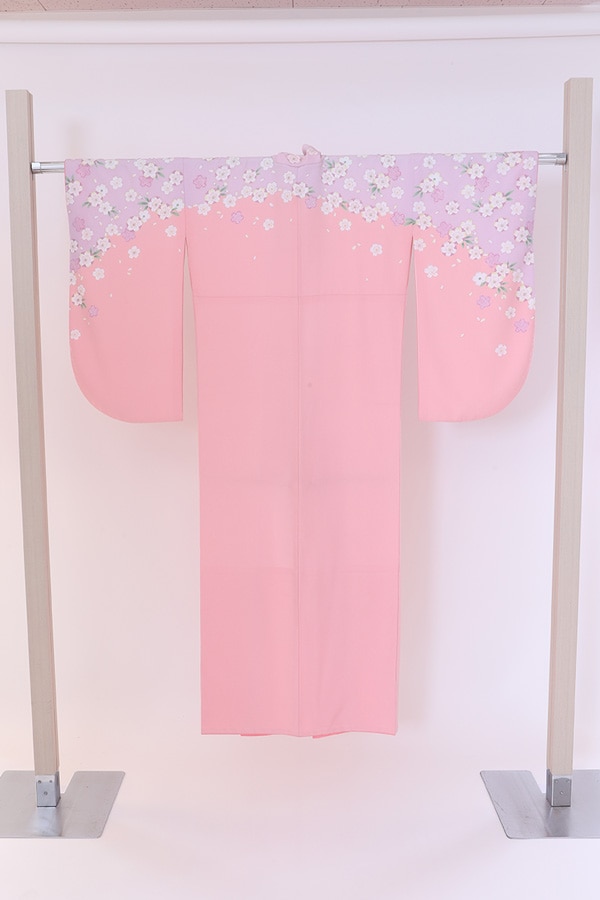 ２尺袖 単品レンタル ピンク