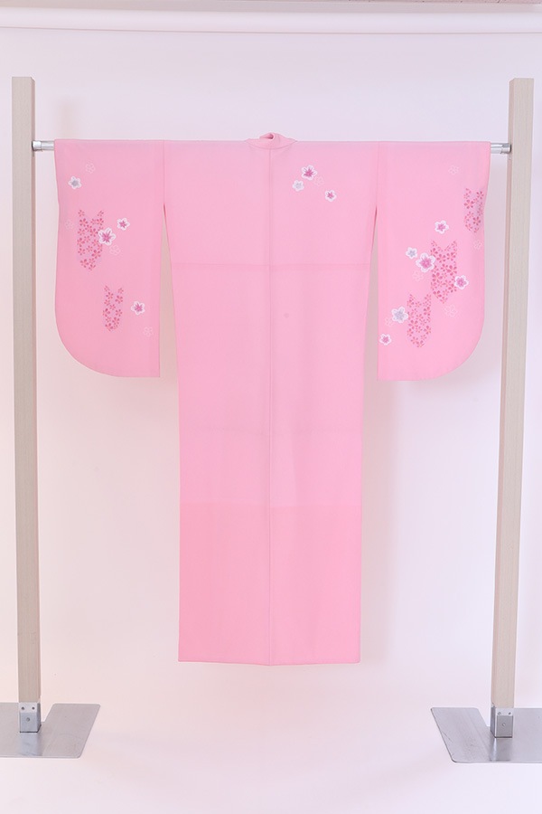 ２尺袖 単品レンタル ピンク