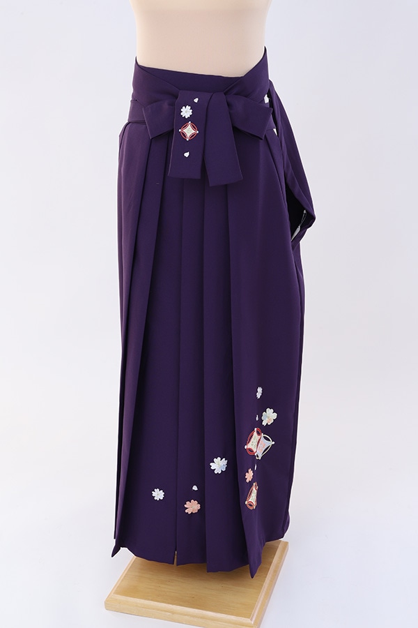 袴 レンタル 紫 刺繍