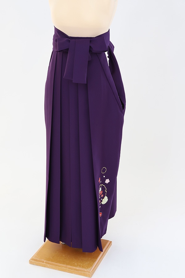 袴 レンタル 紫 刺繍