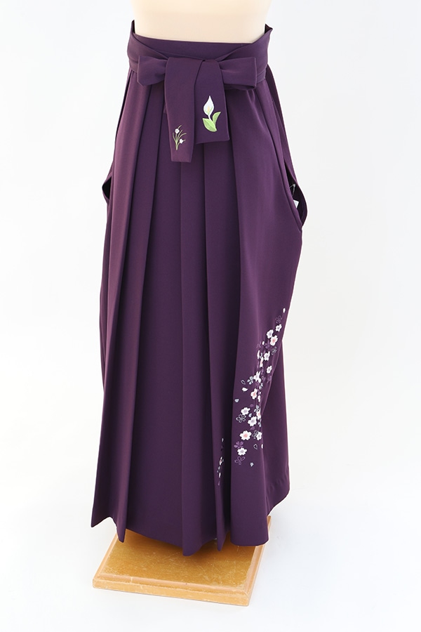 袴 レンタル 紫 刺繍