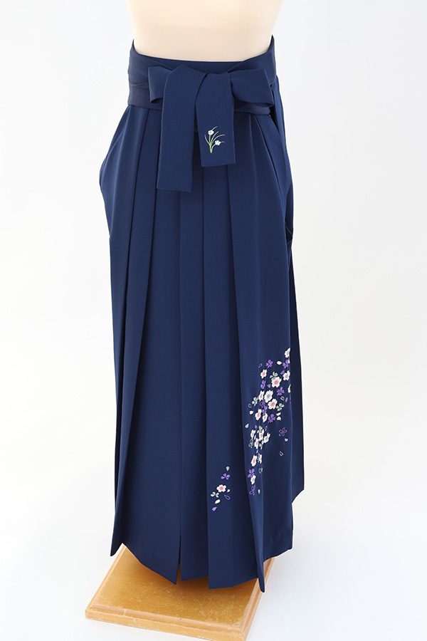 袴 レンタル 紺 刺繍