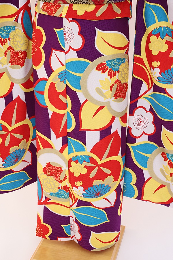 振袖 レンタル 成人式 フルセット 紫