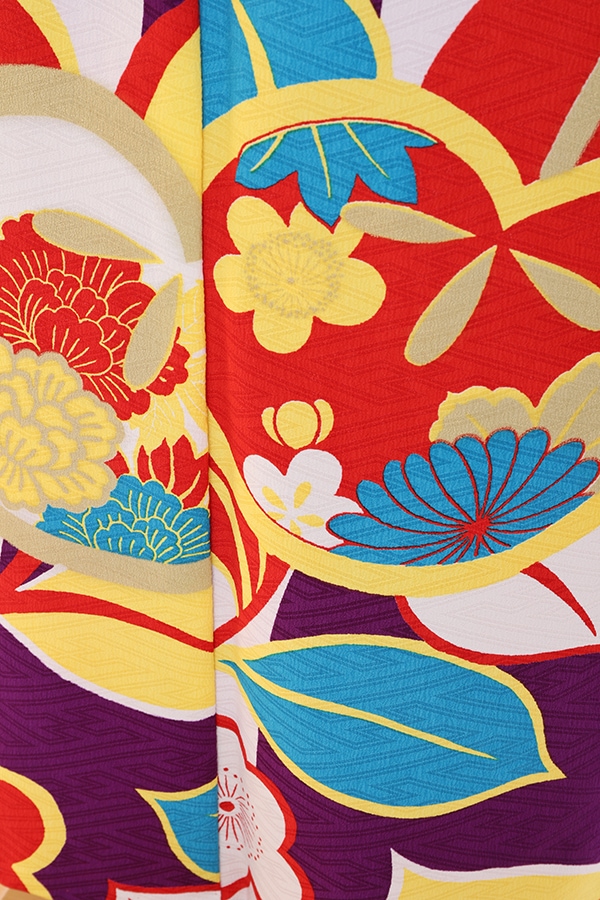 振袖 レンタル 成人式 フルセット 紫