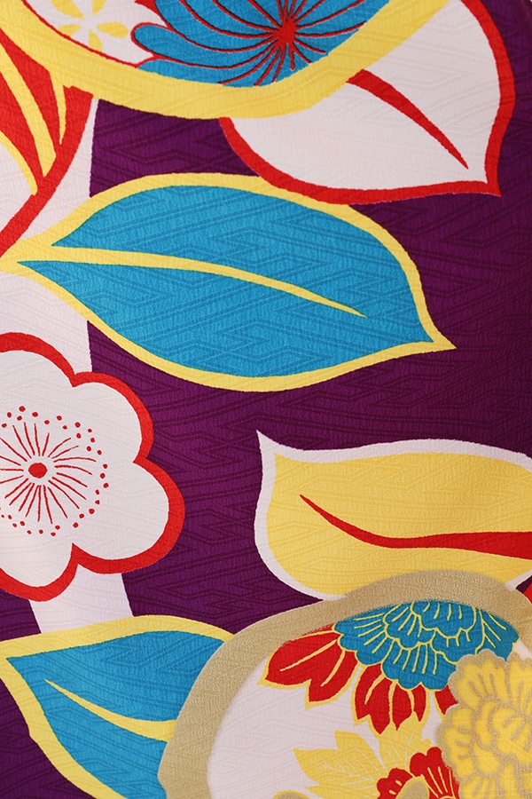 振袖 レンタル 成人式 フルセット 紫