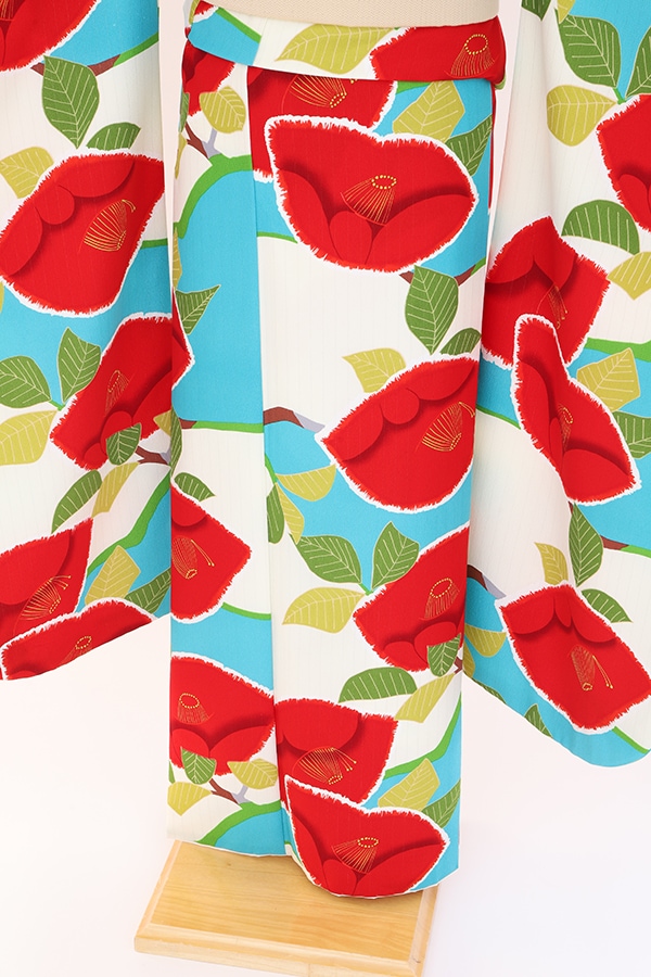 振袖 レンタル 成人式 フルセット 白×水色