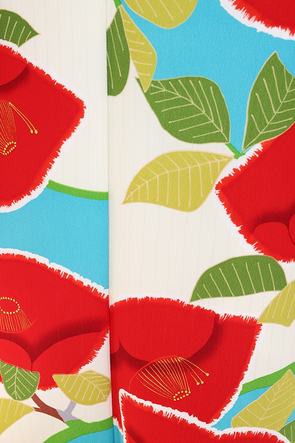 振袖 レンタル 成人式 フルセット 白×水色