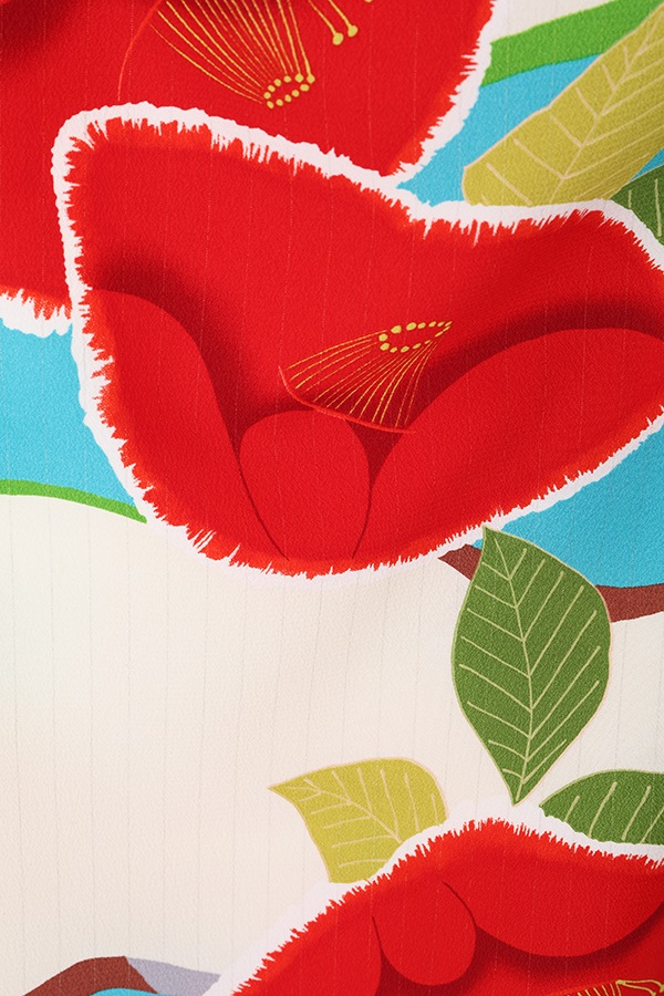 振袖 レンタル 成人式 フルセット 白×水色