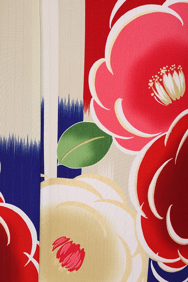 振袖 レンタル 成人式 フルセット クリーム