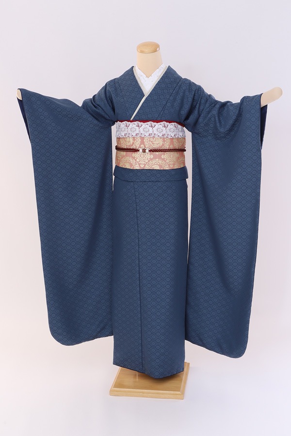 振袖 レンタル 成人式 フルセット 紺