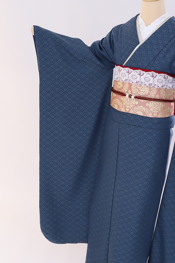 振袖 レンタル 成人式 フルセット 紺