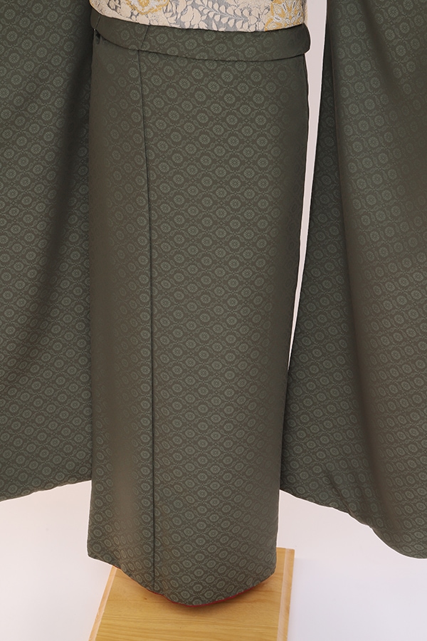 振袖 レンタル 成人式 フルセット カーキ