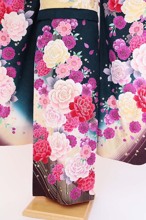 振袖 レンタル 成人式 フルセット 緑