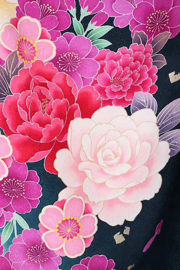 振袖 レンタル 成人式 フルセット 緑