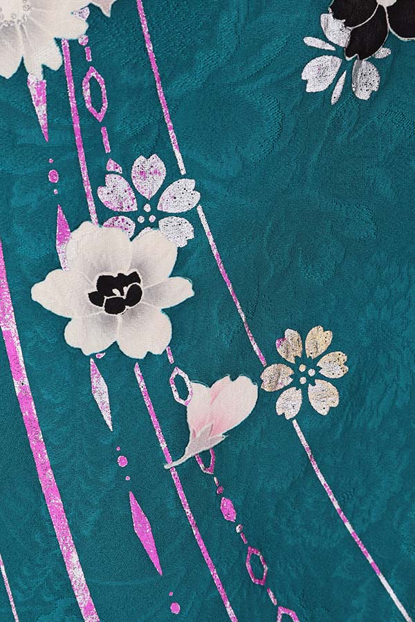 振袖 レンタル 成人式 フルセット 緑