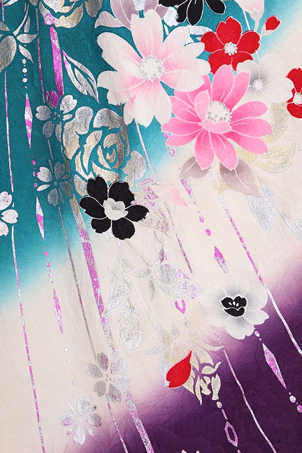 振袖 レンタル 成人式 フルセット 緑