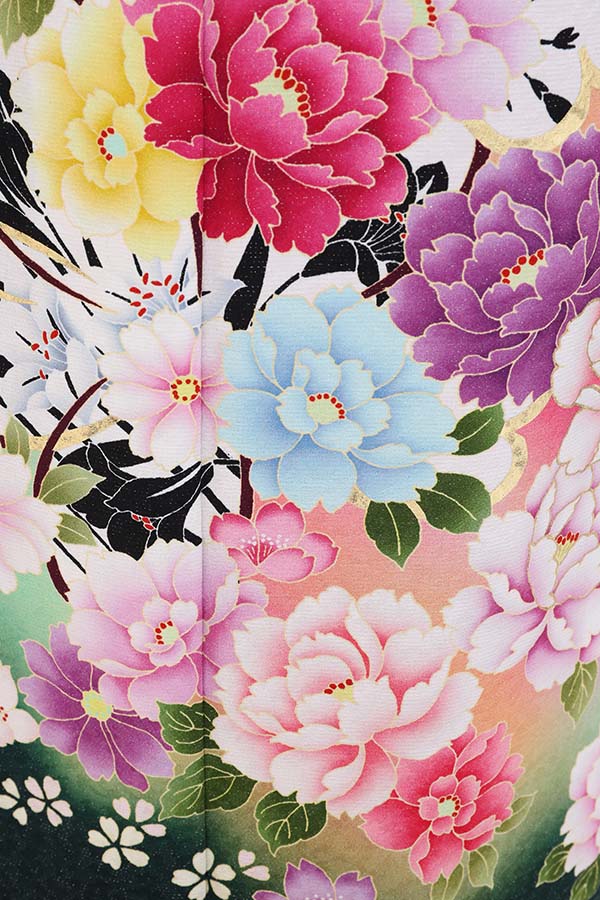 振袖 レンタル 成人式 フルセット 緑