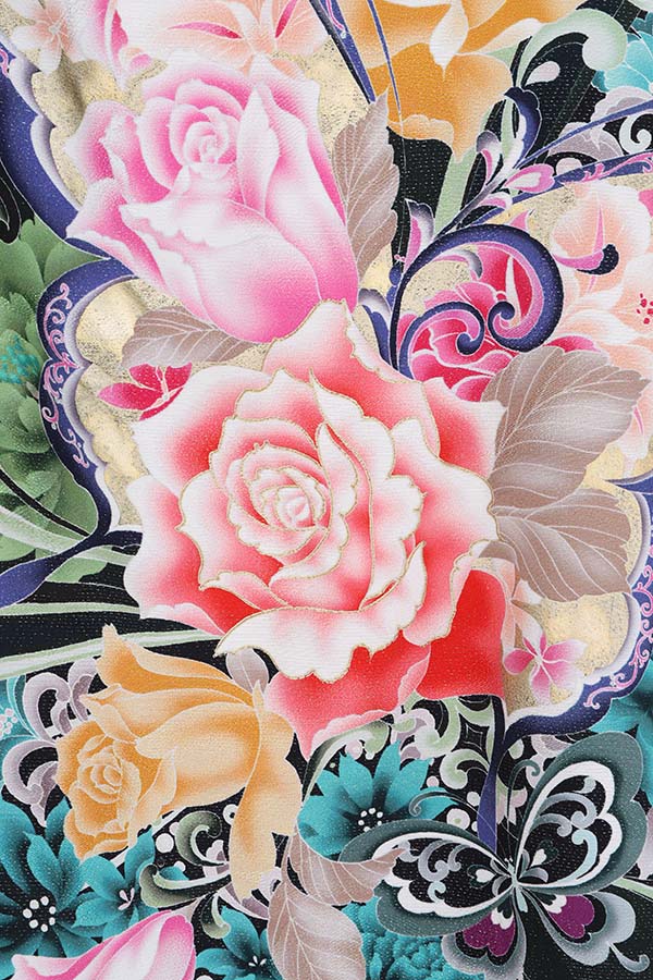 振袖 レンタル 成人式 フルセット 緑