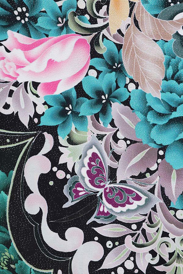 振袖 レンタル 成人式 フルセット 緑