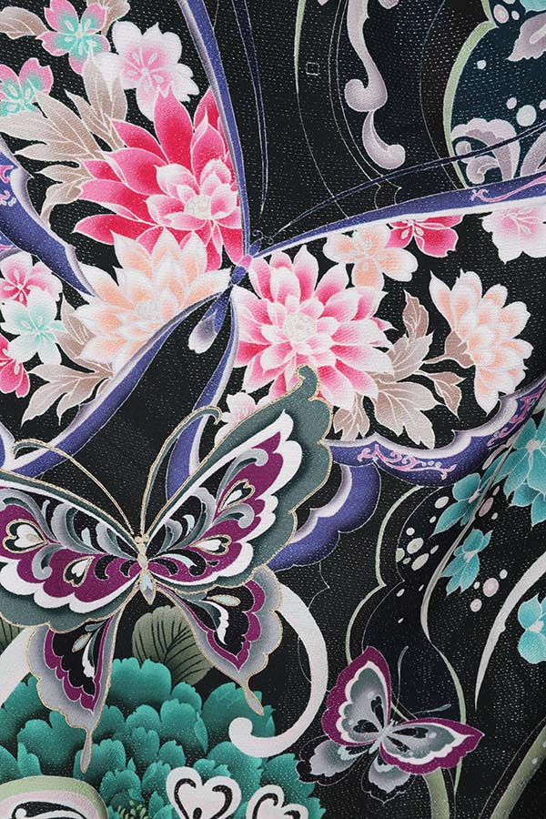 振袖 レンタル 成人式 フルセット 緑