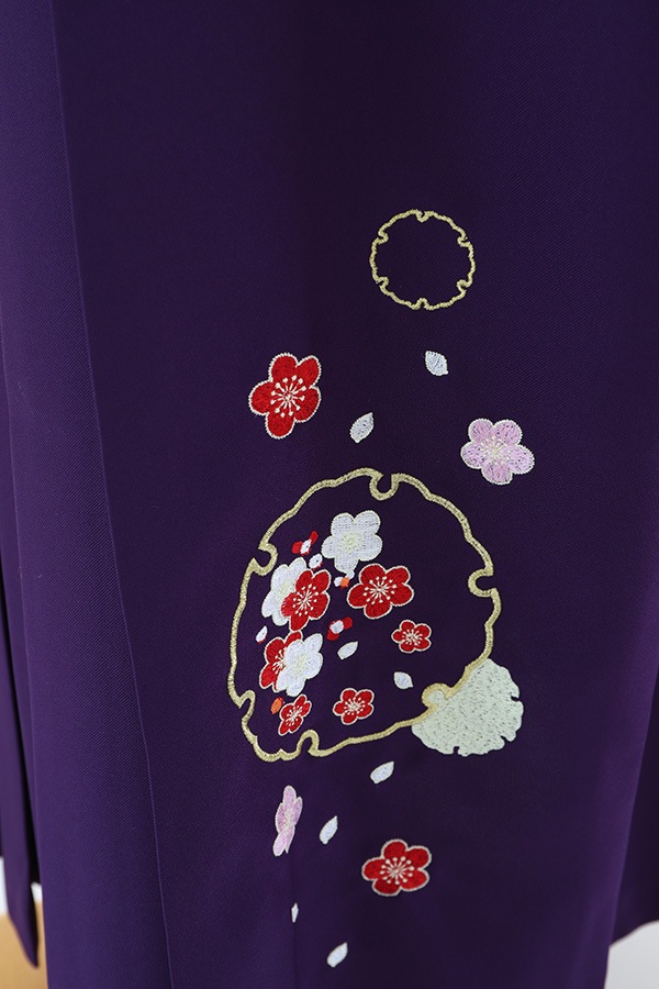 袴 レンタル 紫 刺繍