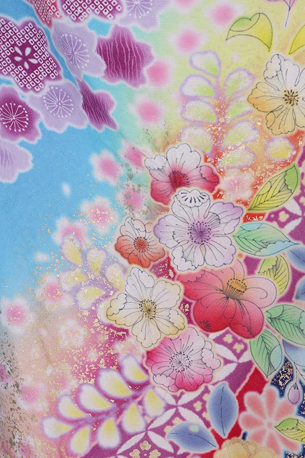 振袖 レンタル 成人式 フルセット 水色