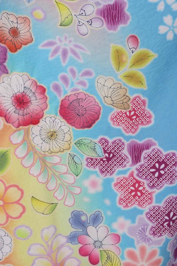 振袖 レンタル 成人式 フルセット 水色