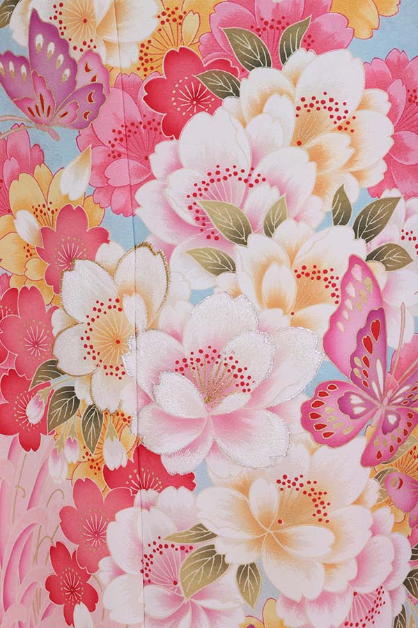 振袖 レンタル 成人式 フルセット 水色