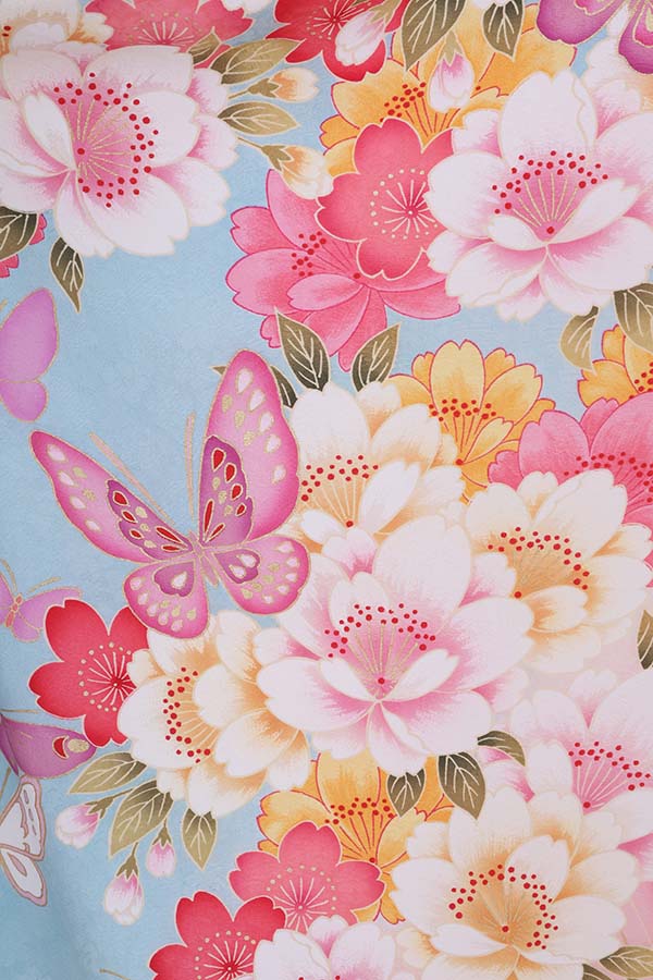 振袖 レンタル 成人式 フルセット 水色