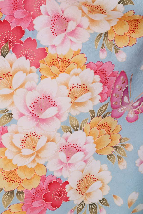 振袖 レンタル 成人式 フルセット 水色