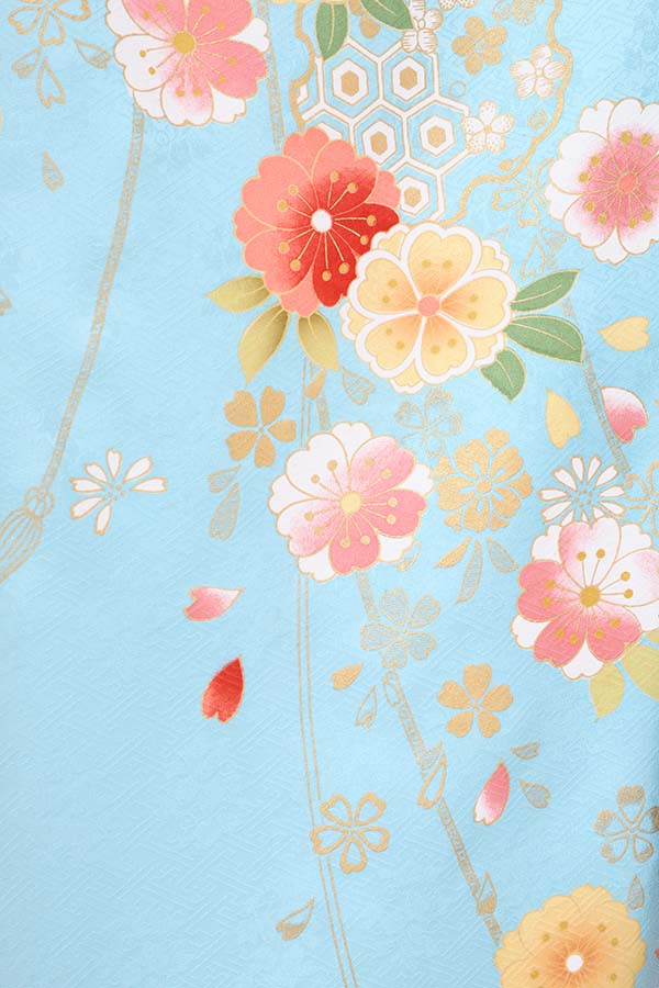 振袖 レンタル 成人式 フルセット 水色