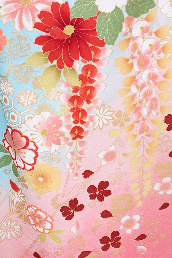 振袖 レンタル 成人式 フルセット 水色