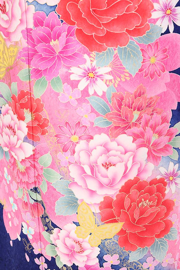 振袖 レンタル 成人式 フルセット 青