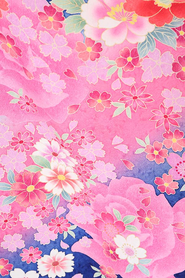 振袖 レンタル 成人式 フルセット 青