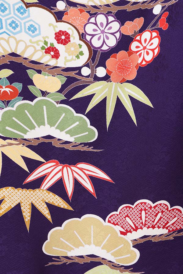 振袖 レンタル 成人式 フルセット 紫