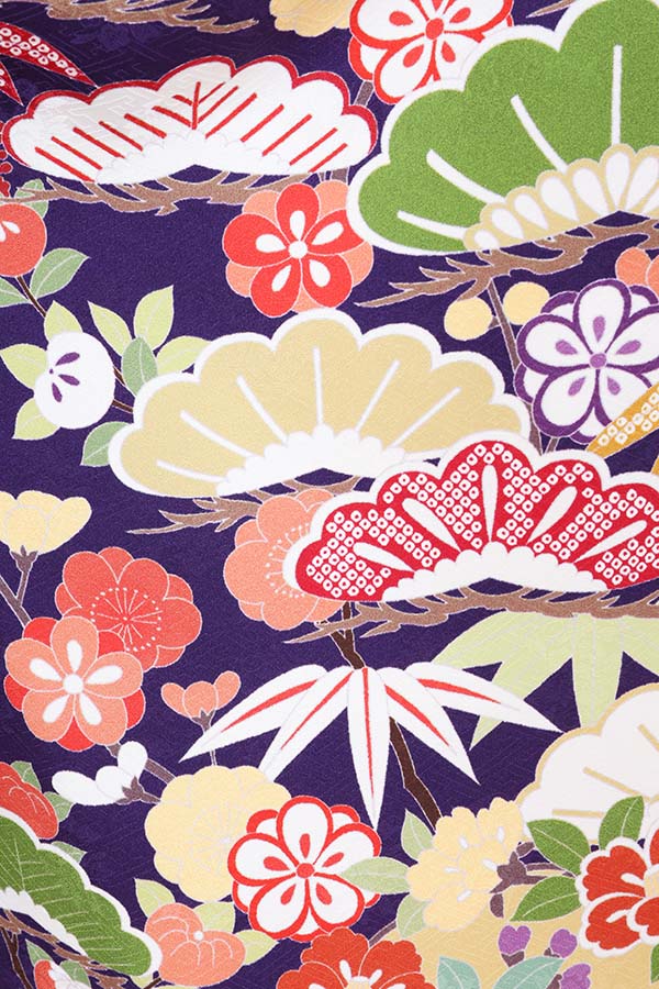 振袖 レンタル 成人式 フルセット 紫