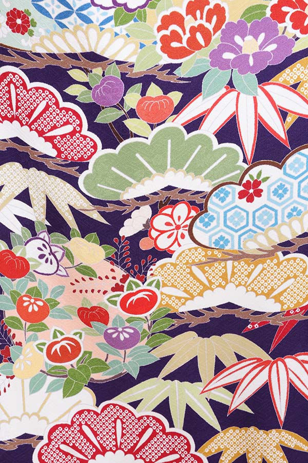 振袖 レンタル 成人式 フルセット 紫