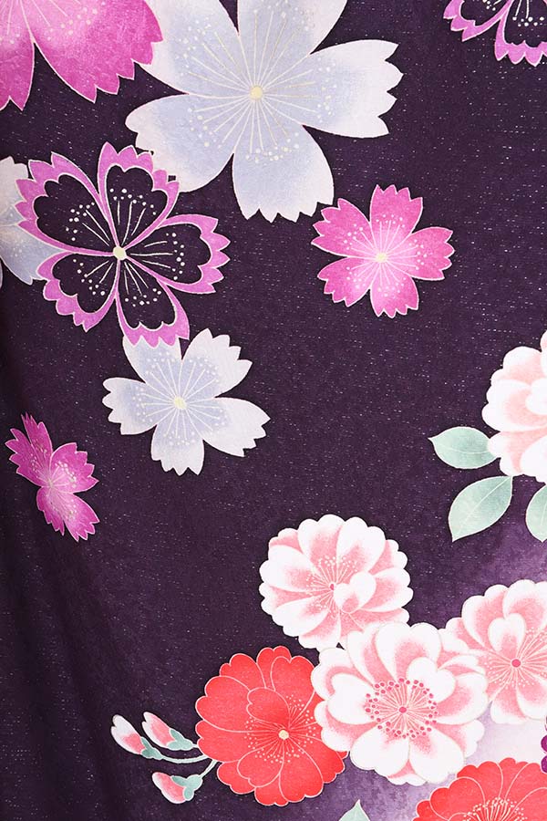 振袖 レンタル 成人式 フルセット 紫