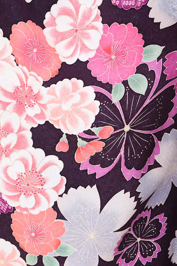 振袖 レンタル 成人式 フルセット 紫