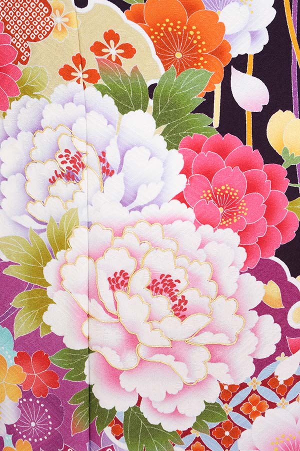 振袖 レンタル 成人式 フルセット 紫